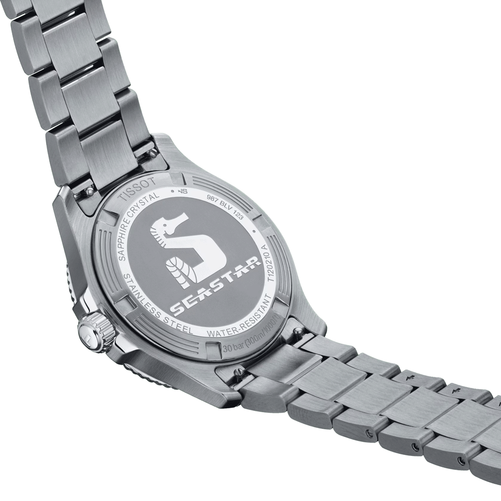 Tissot Seastar  Negro Acero Buceo | Hombre