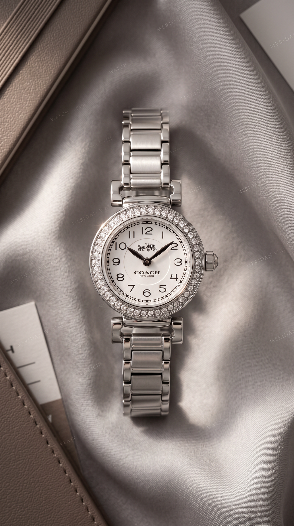 Reloj Coach Madison Diamantes Plateado 23mm | Mujer