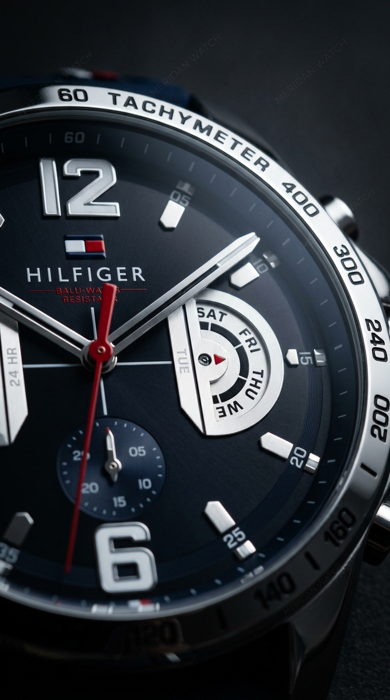 Reloj Tommy Hilfiger 1791476 Cronógrafo Azul Marino Plateado | Hombre