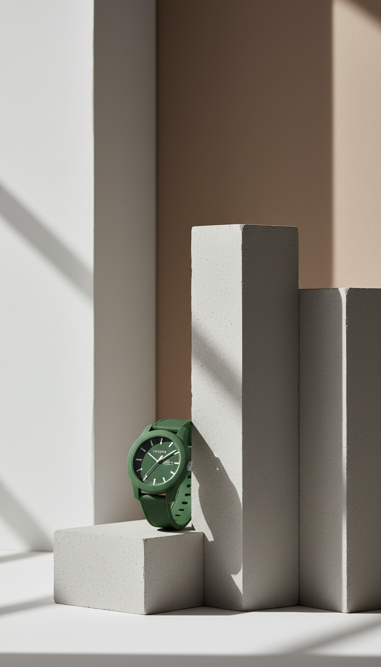 Reloj Lacoste 12.12 Verde 43mm Silicona Hombre 2010763
