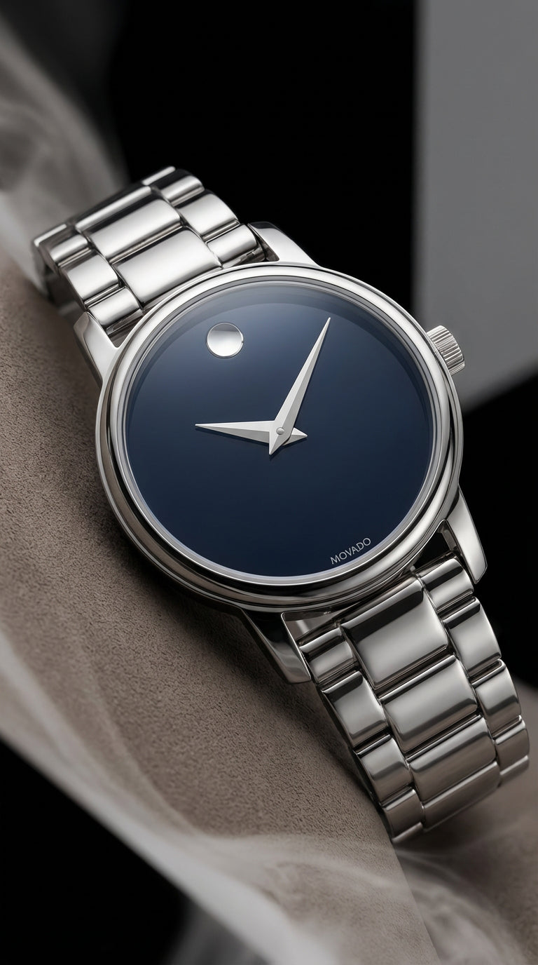 Movado Museum Classic 2100017 — Navy Dial 28mm | Mujer