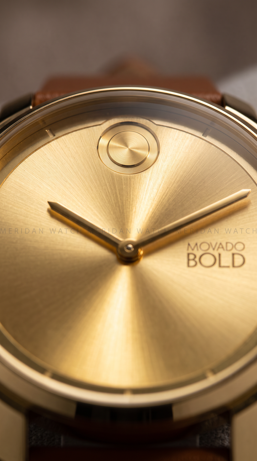 Reloj Movado Bold Trend Element Oro Cuero Cafe 40mm | Hombre