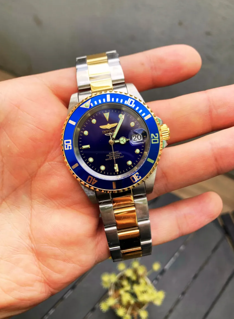 Reloj Invicta Pro Diver Azul Bicolor 40mm | Hombre