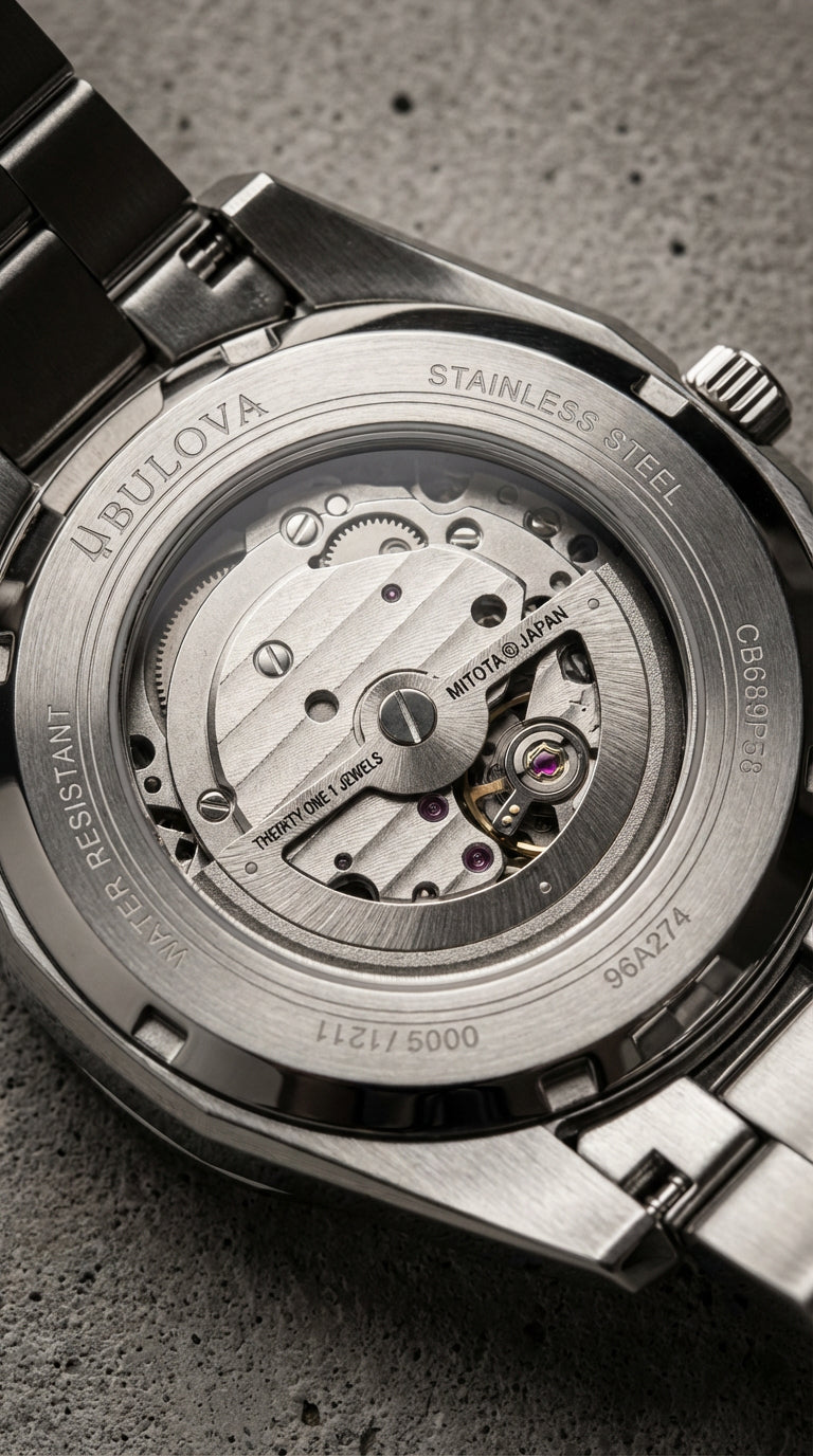 Bulova Surveyor 96A274 — Automático Silver Tone | Hombre
