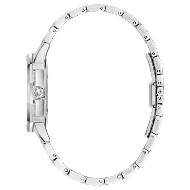Reloj Bulova Octava Crystal 96L305 Pavé Plateado | Mujer