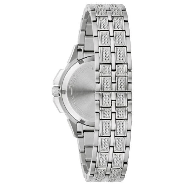 Reloj Bulova Octava Crystal 96L305 Pavé Plateado | Mujer