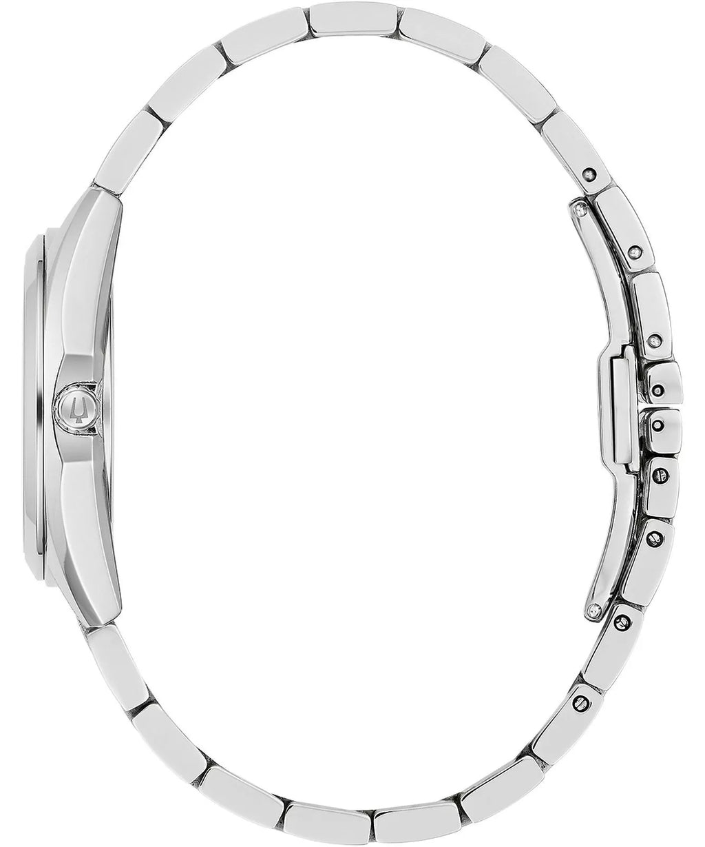 Reloj Bulova Surveyor Diamantes Azul Plateado 31mm | Mujer
