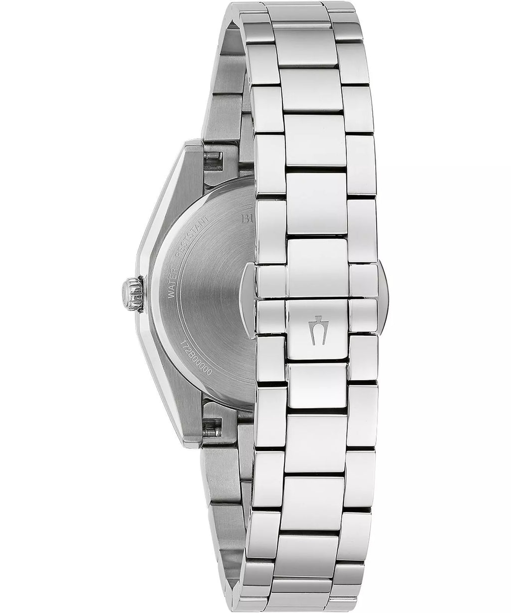 Reloj Bulova Surveyor Diamantes Azul Plateado 31mm | Mujer