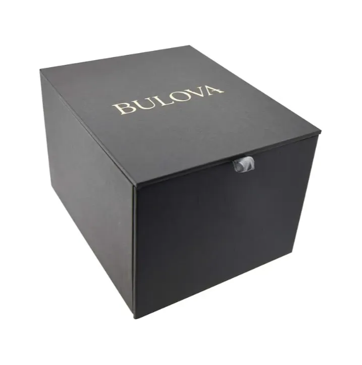 Reloj Bulova 98A192 Cronógrafo 44mm Rose Gold Negro Goma Hombre