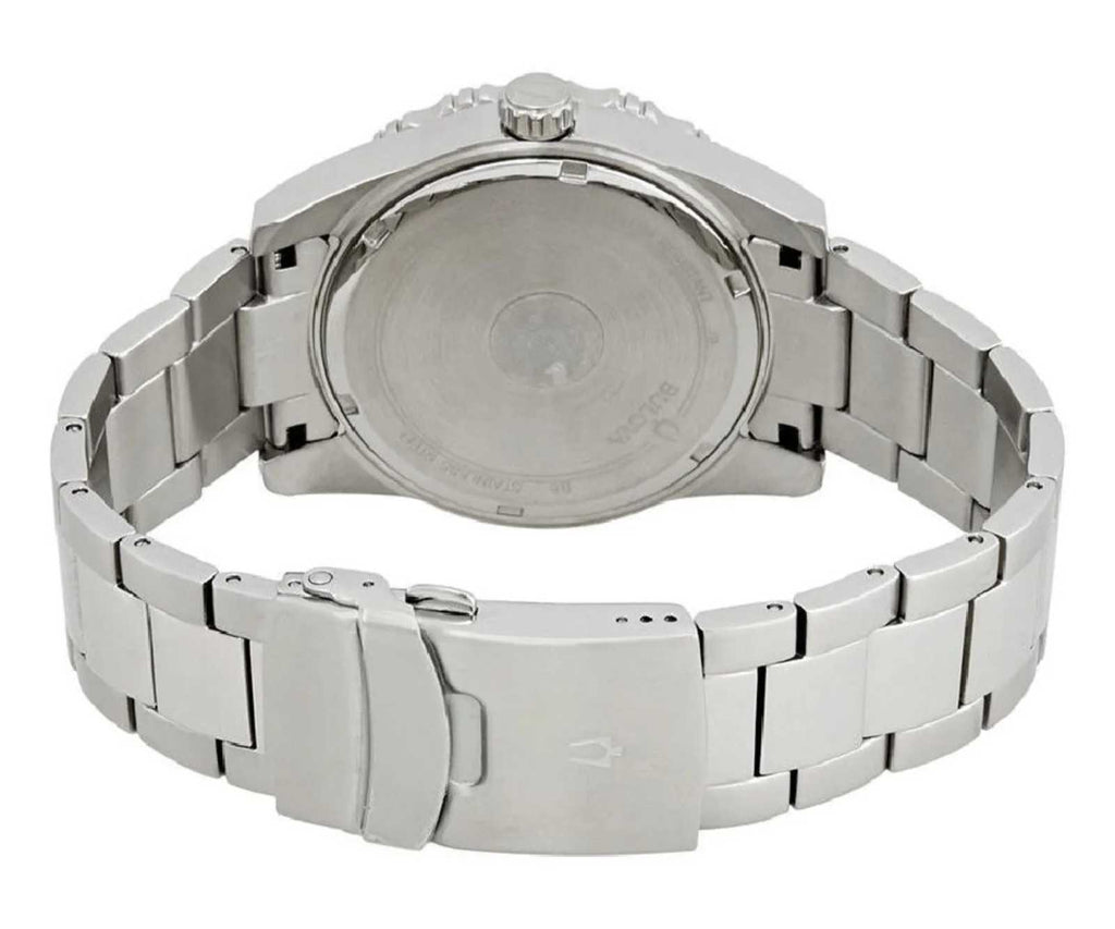 Reloj Bulova Sport 98A195 Diving 43mm Plateado Negro Acero Hombre