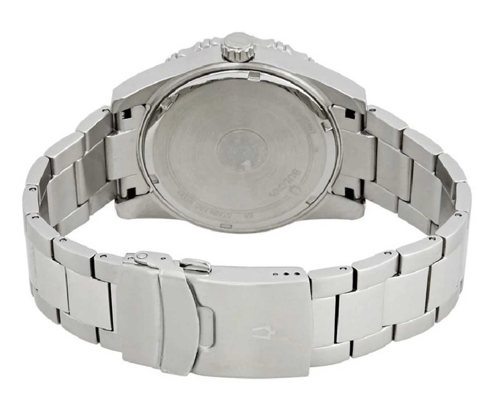 Reloj Bulova Sport 98A195 Diving 43mm Plateado Negro Acero Hombre