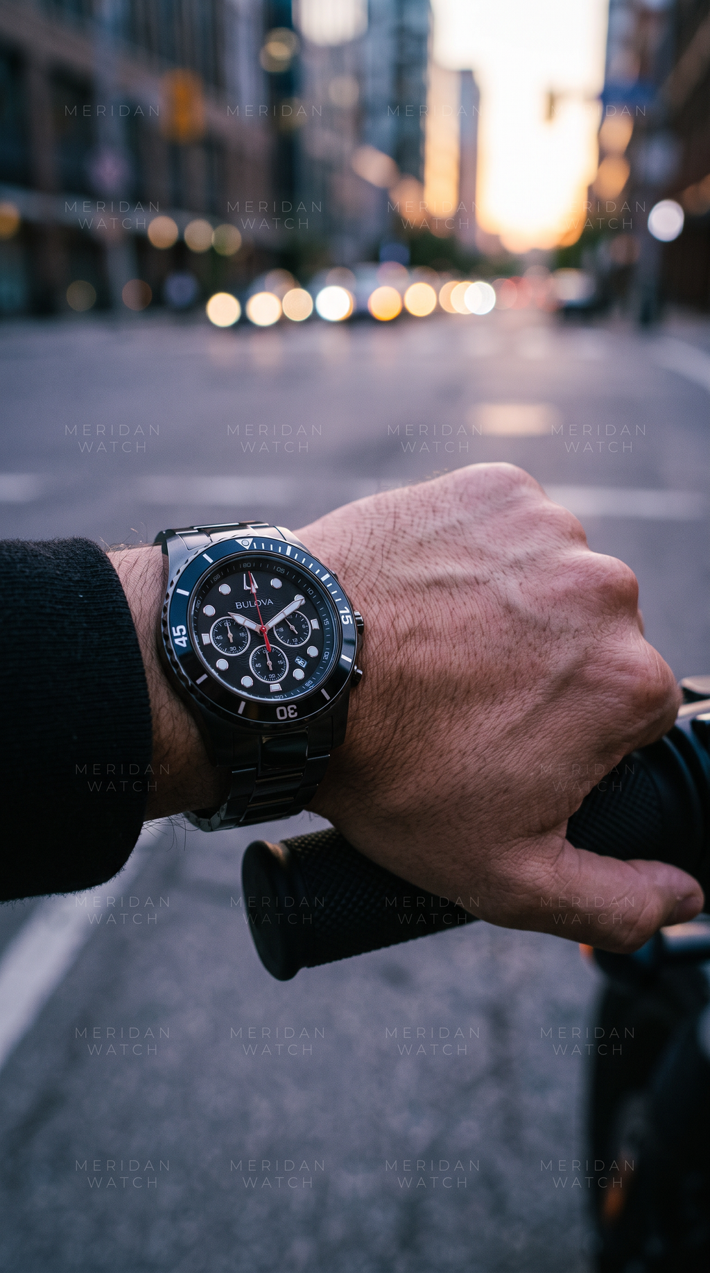 Reloj Bulova Classic Cronografo Negro 44mm | Hombre