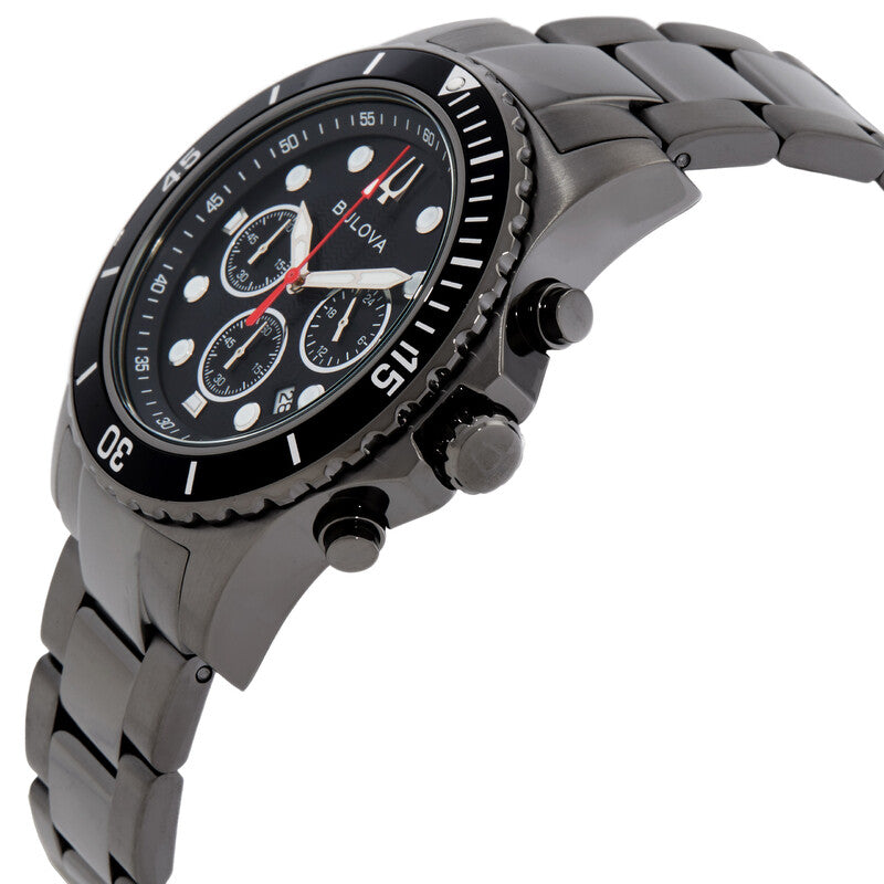 Reloj Bulova Classic Cronografo Negro 44mm | Hombre