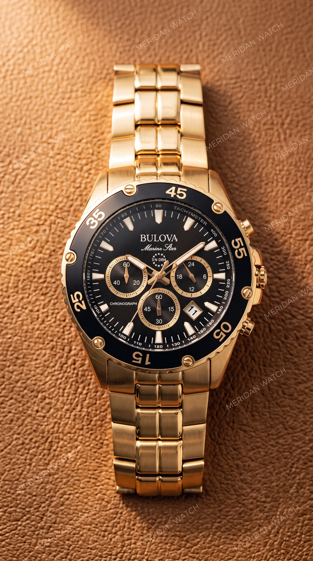 Reloj Bulova Marine Star Cronografo Oro Negro 41mm | Hombre