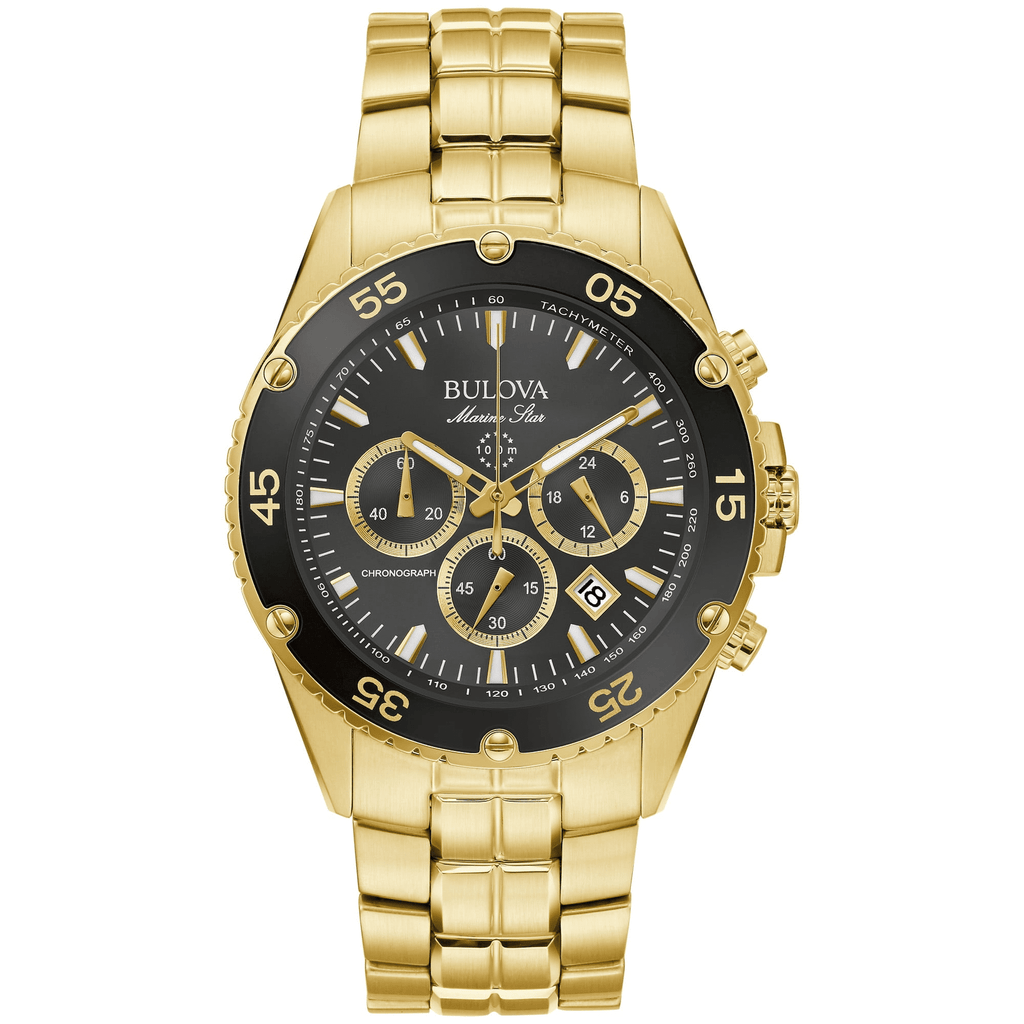 Reloj Bulova Marine Star Cronografo Oro Negro 41mm | Hombre