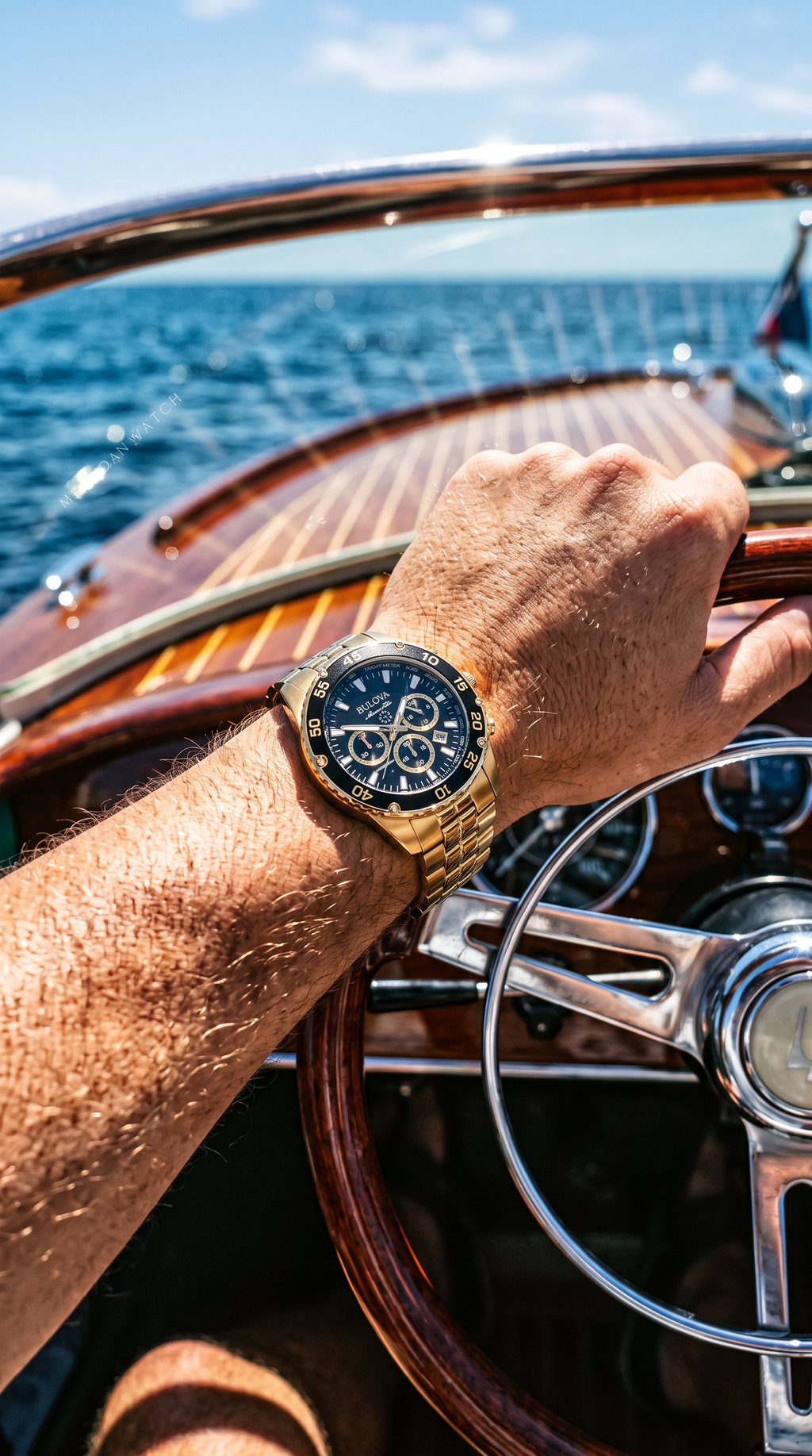 Reloj Bulova Marine Star Cronografo Oro Negro 41mm | Hombre