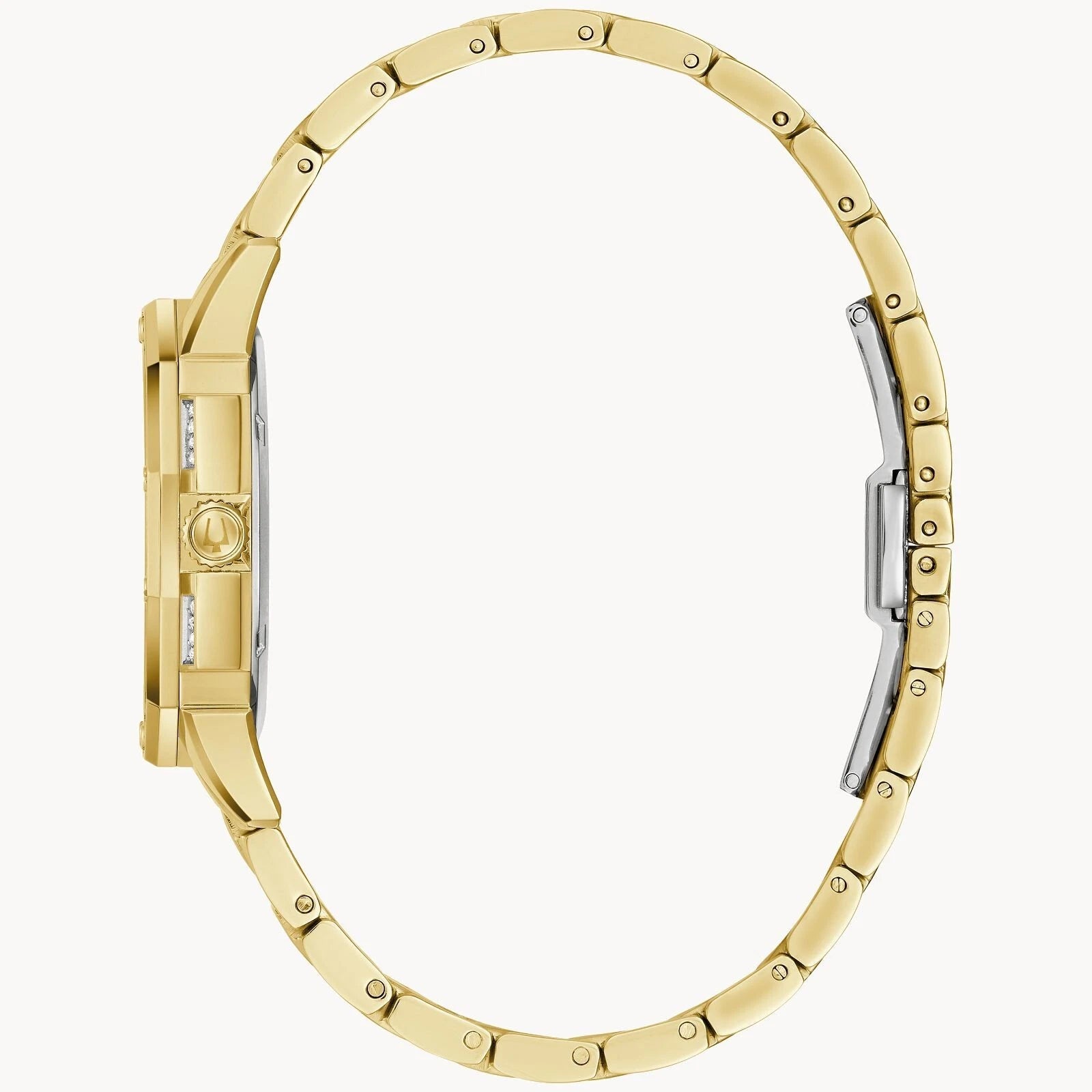 Bulova Octava 98L302 — Crystal Accent Gold 34mm | Mujer