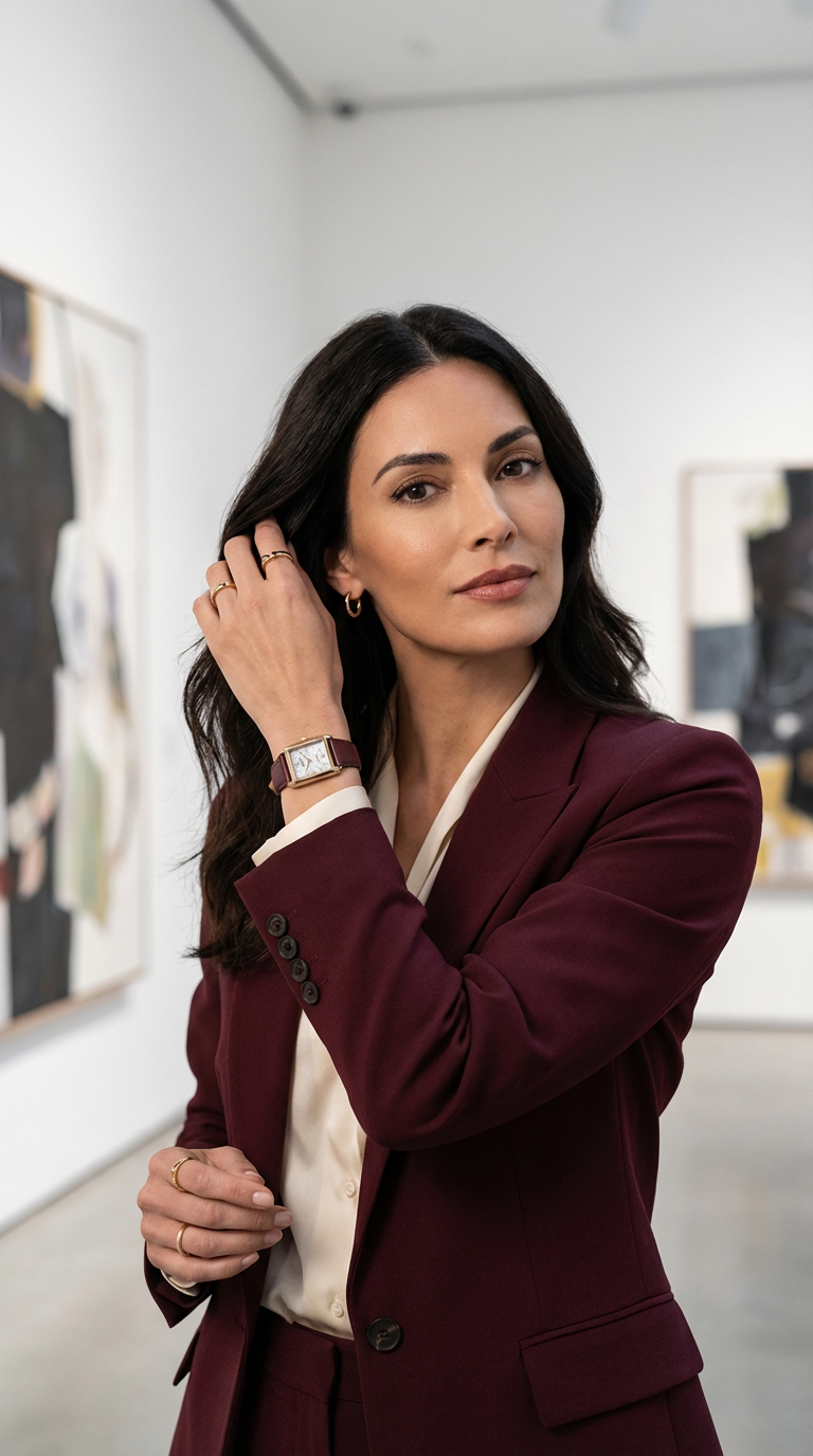 Citizen Eco-Drive 35940 — Rectangular Dorado Nácar | Mujer