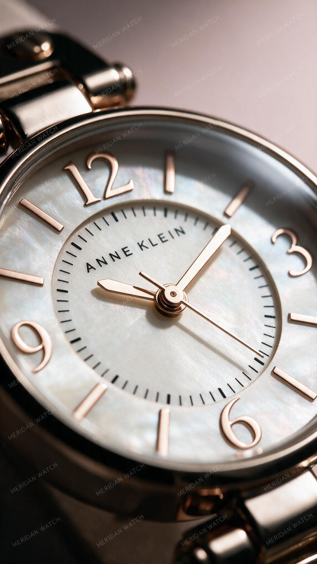 Reloj Anne Klein Cuero Rosa Nacar 26mm | Mujer