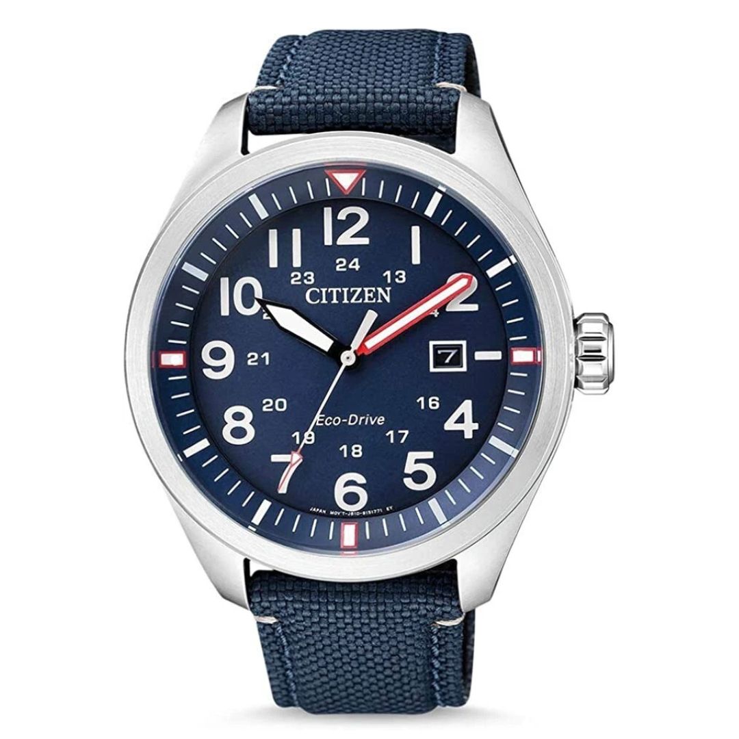 Citizen Eco-Drive AW5000-16L — Solar Azul Navy 42.5mm | Hombre