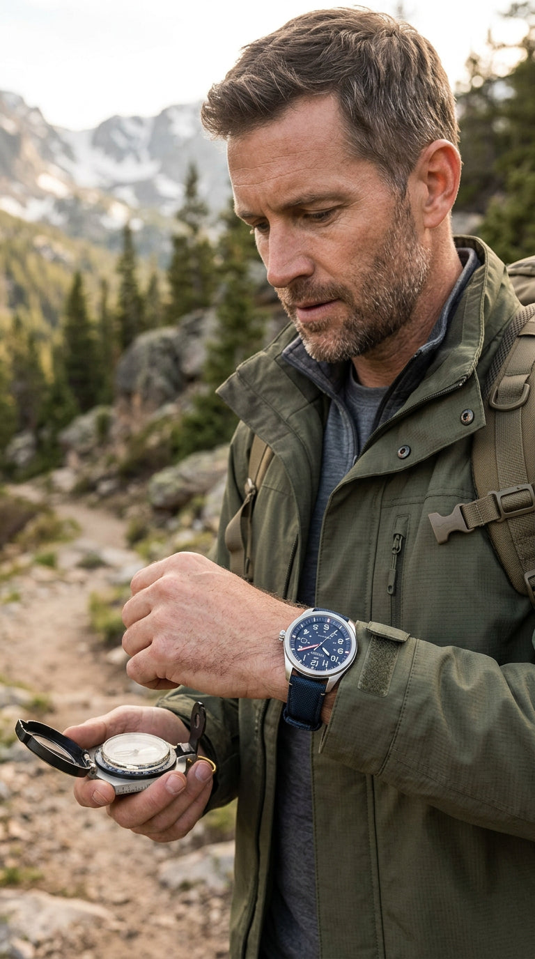 Citizen Eco-Drive AW5000-16L — Solar Azul Navy 42.5mm | Hombre