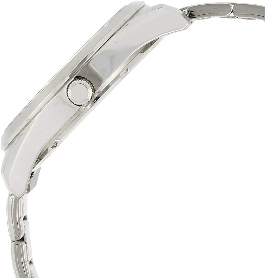 Reloj Citizen Esfera Plateada Aguja Azul | Hombre