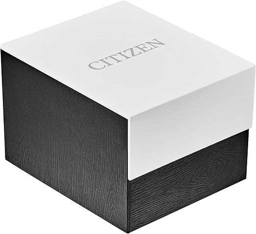 Reloj Citizen Esfera Plateada Aguja Azul | Hombre