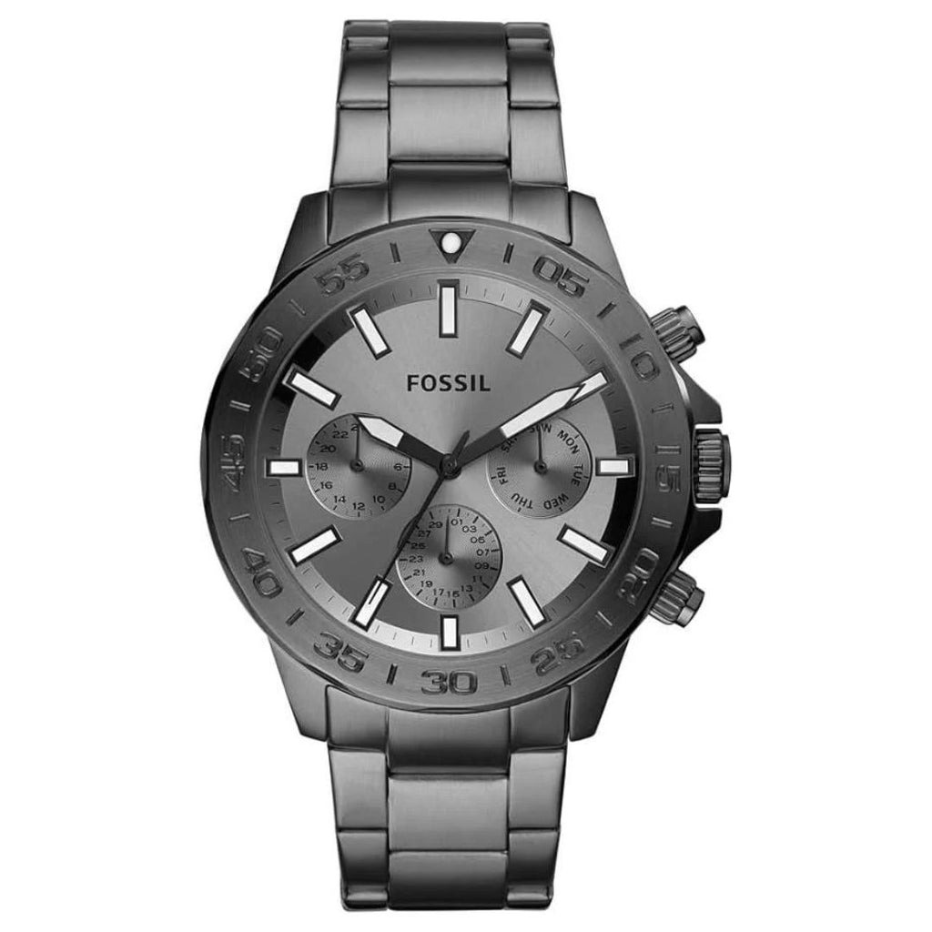 Reloj Fossil Bannon BQM2491 Multifunción Gris Gunmetal | Hombre