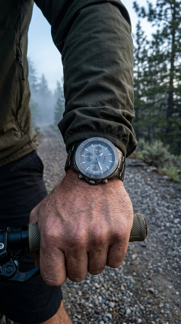 Reloj Fossil Bannon BQM2491 Multifunción Gris Gunmetal | Hombre