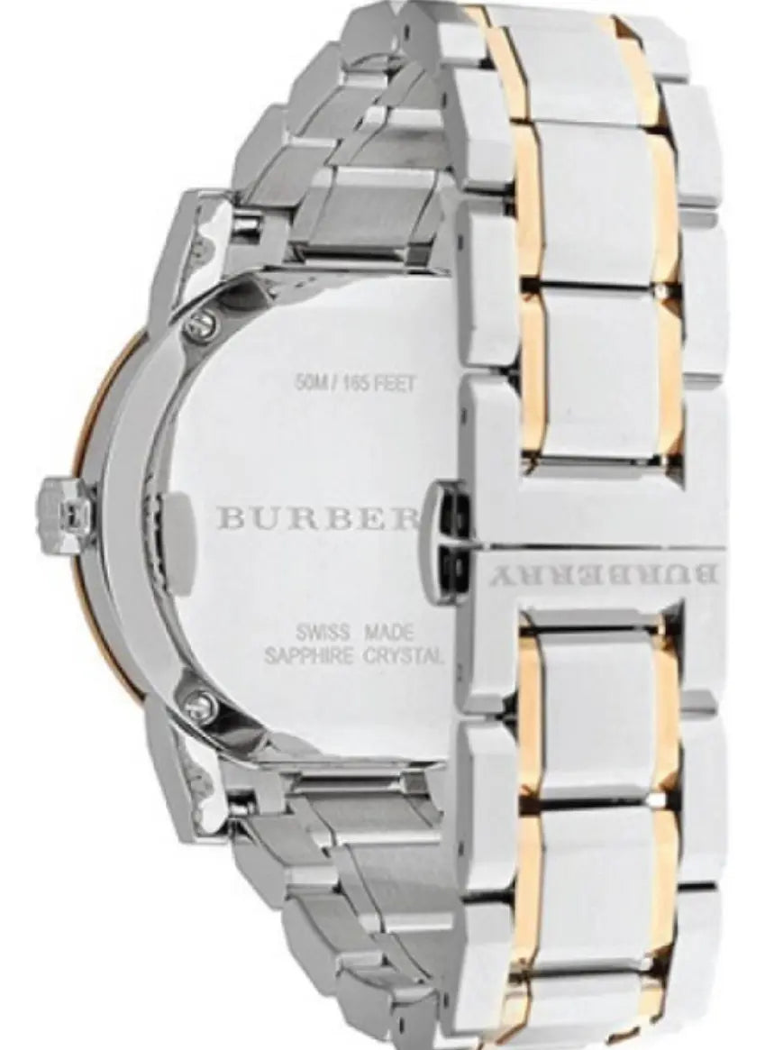 Reloj Burberry Dos Tonos Oro Rosa Diamante Bracelet | Mujer