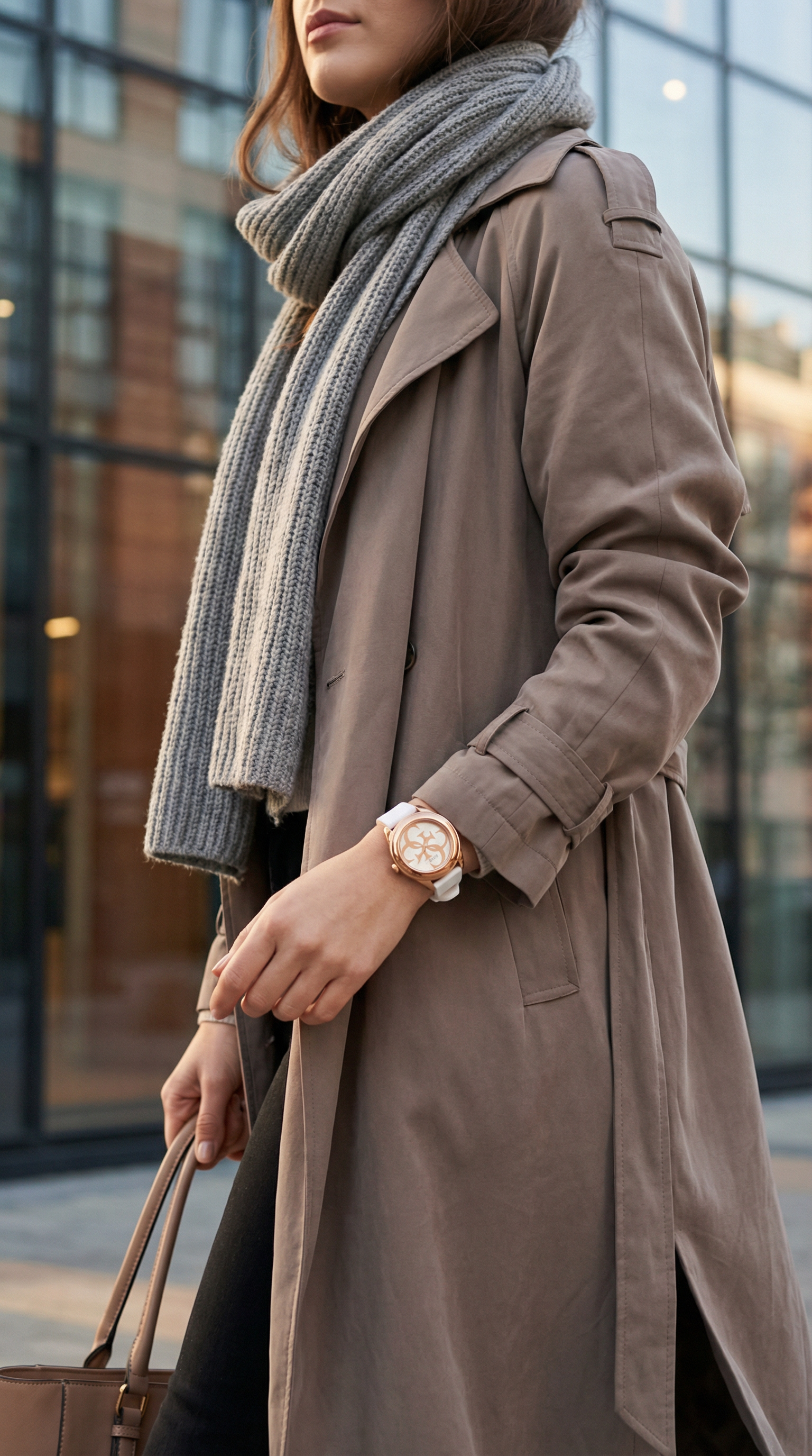 Reloj Guess G-Twist Mujer 40mm Rose Gold Blanco Silicona W0911L5