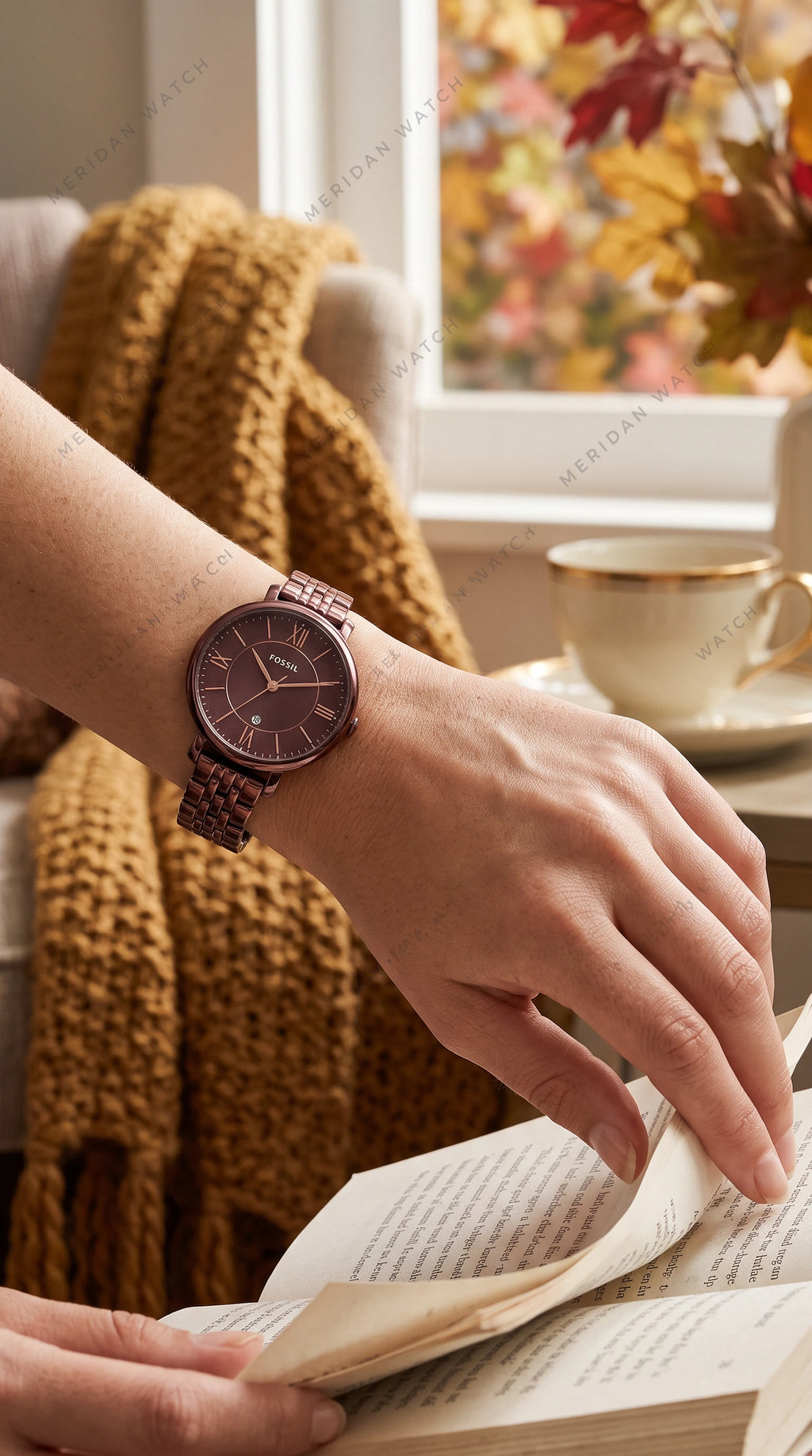 Reloj Fossil Jacqueline Vino 36mm | Mujer