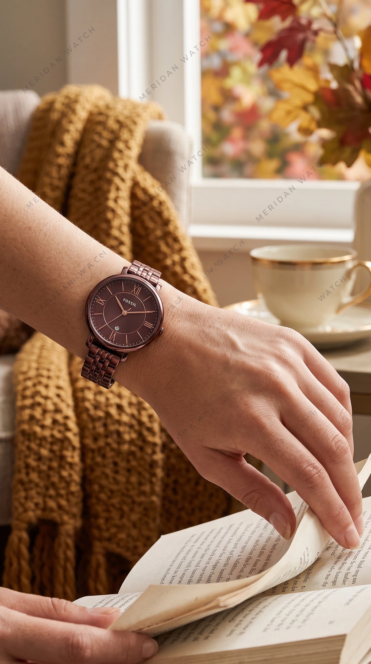 Reloj Fossil Jacqueline Vino 36mm | Mujer