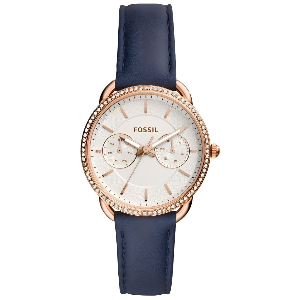 Reloj Fossil Tailor Marfil Oro Rosa Cronógrafo | Mujer