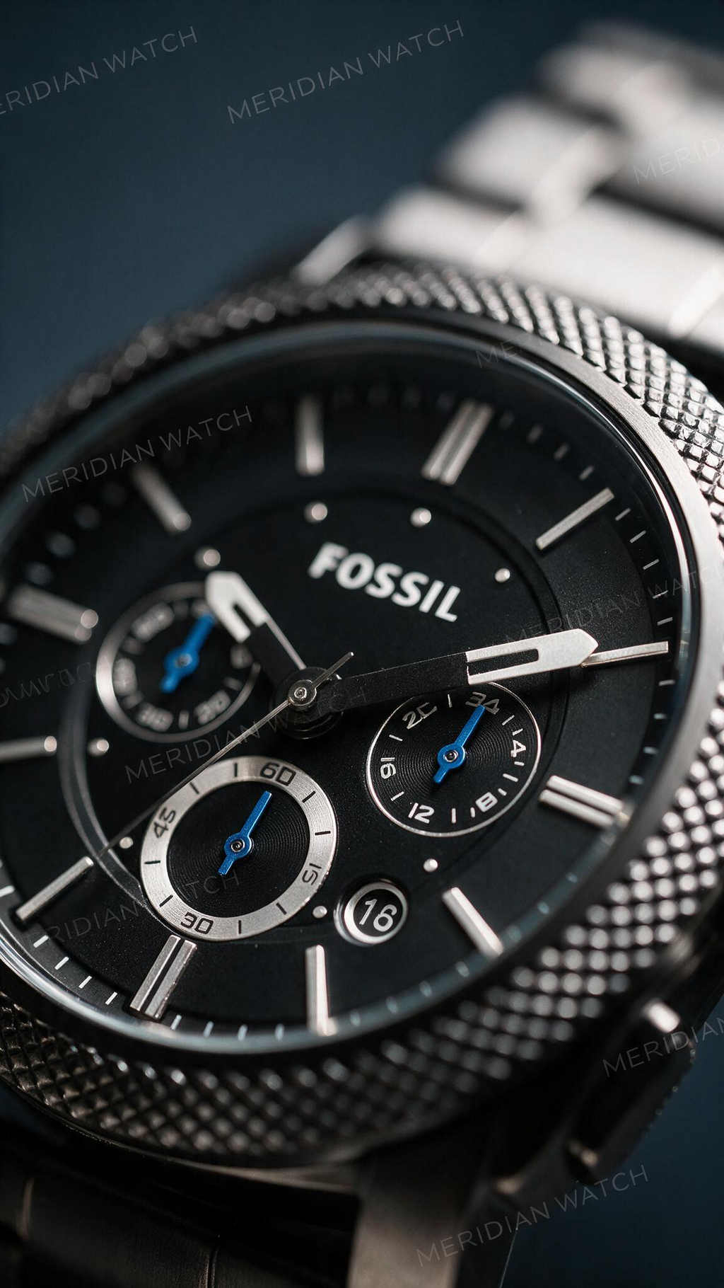 Reloj Fossil Machine Cronografo Negro 45mm | Hombre