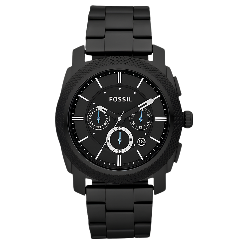 Reloj Fossil Machine Cronografo Negro 45mm | Hombre