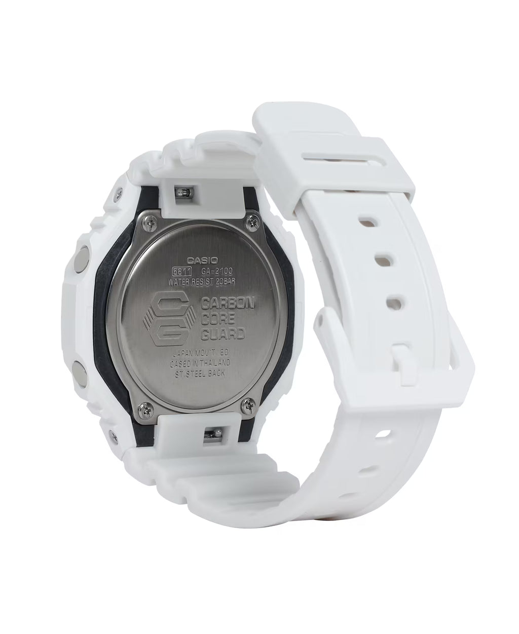 Casio G-Shock GA2100-7A — Blanco analógico-Digital 48mm | Unisex
