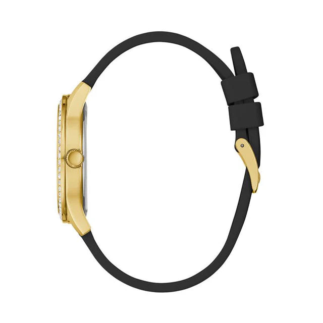 Reloj Guess GW0359L1 — Dorado Cristales Logo Fashion | Mujer