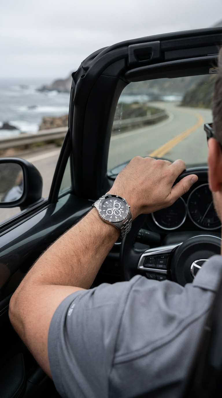 Reloj Bulova Marine Star 98B401 Cronógrafo 41.5mm Plateado Negro Hombre