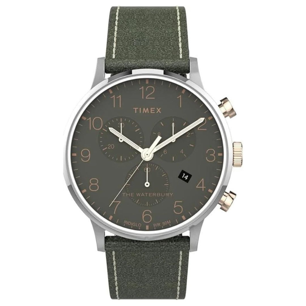 Reloj Timex Waterbury Cronógrafo Verde | Hombre