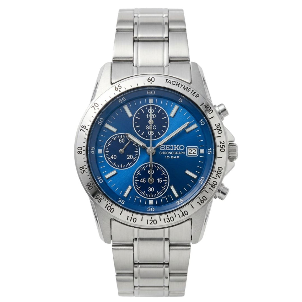Reloj Seiko Selection Azul Taquímetro Cronógrafo | Hombre