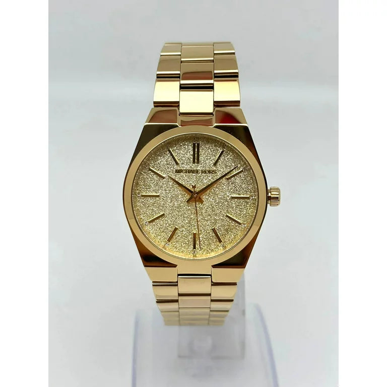 Reloj Michael Kors Channing Oro Champagne Glitter 36mm | Mujer