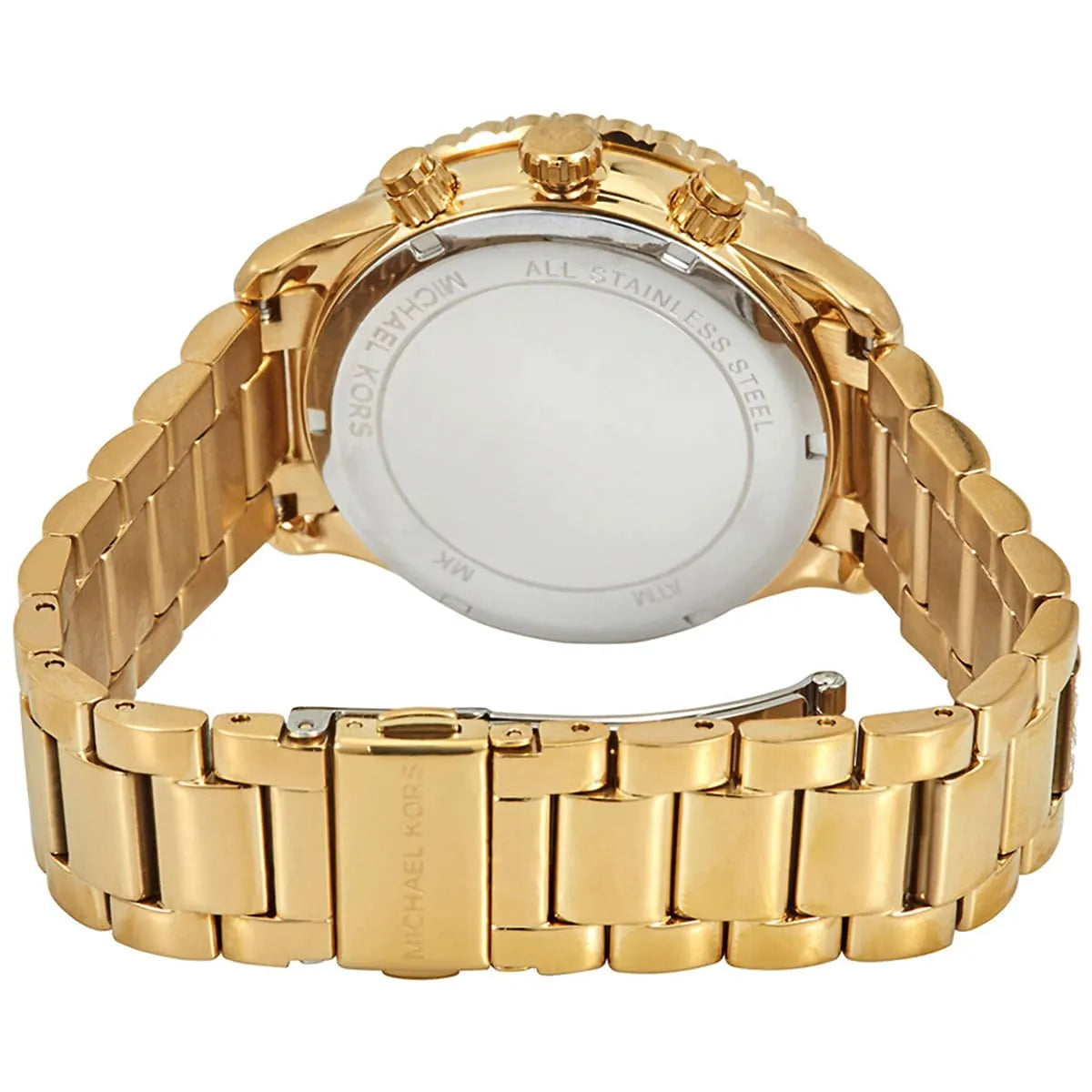 Reloj Michael Kors Layton Oro Cristales Cronógrafo | Mujer