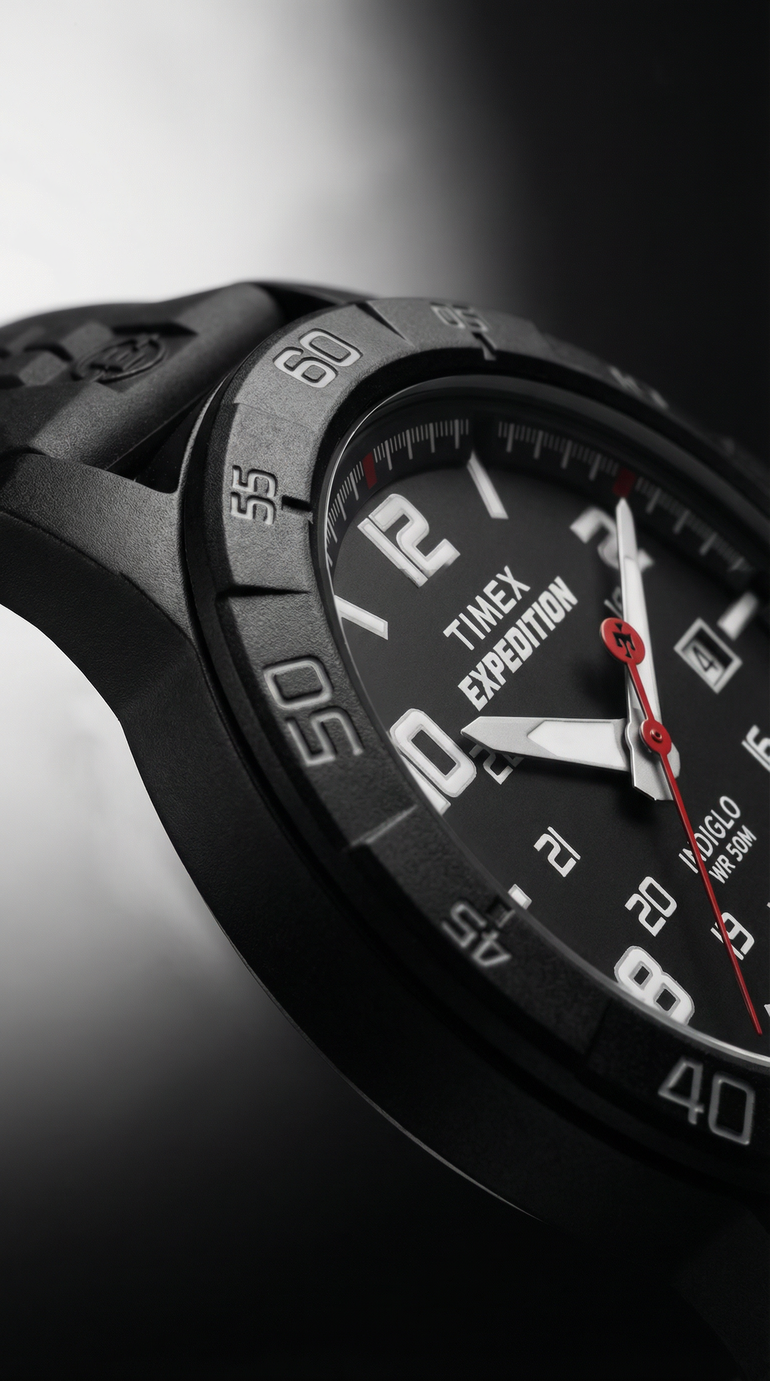 Reloj Timex Expedition T49831 Hombre 43mm Negro Resina Indiglo 50m