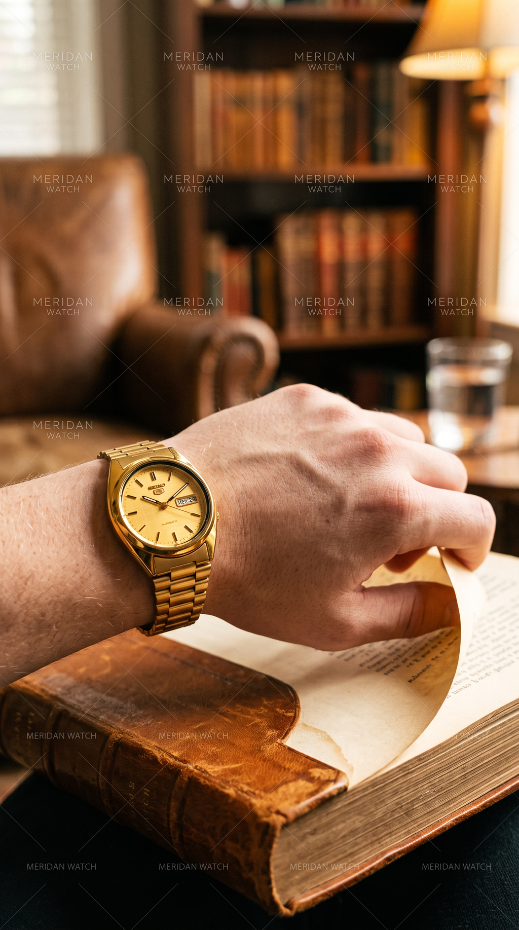 Reloj Seiko 5 Sports Automatico Oro Champagne 37mm | Hombre