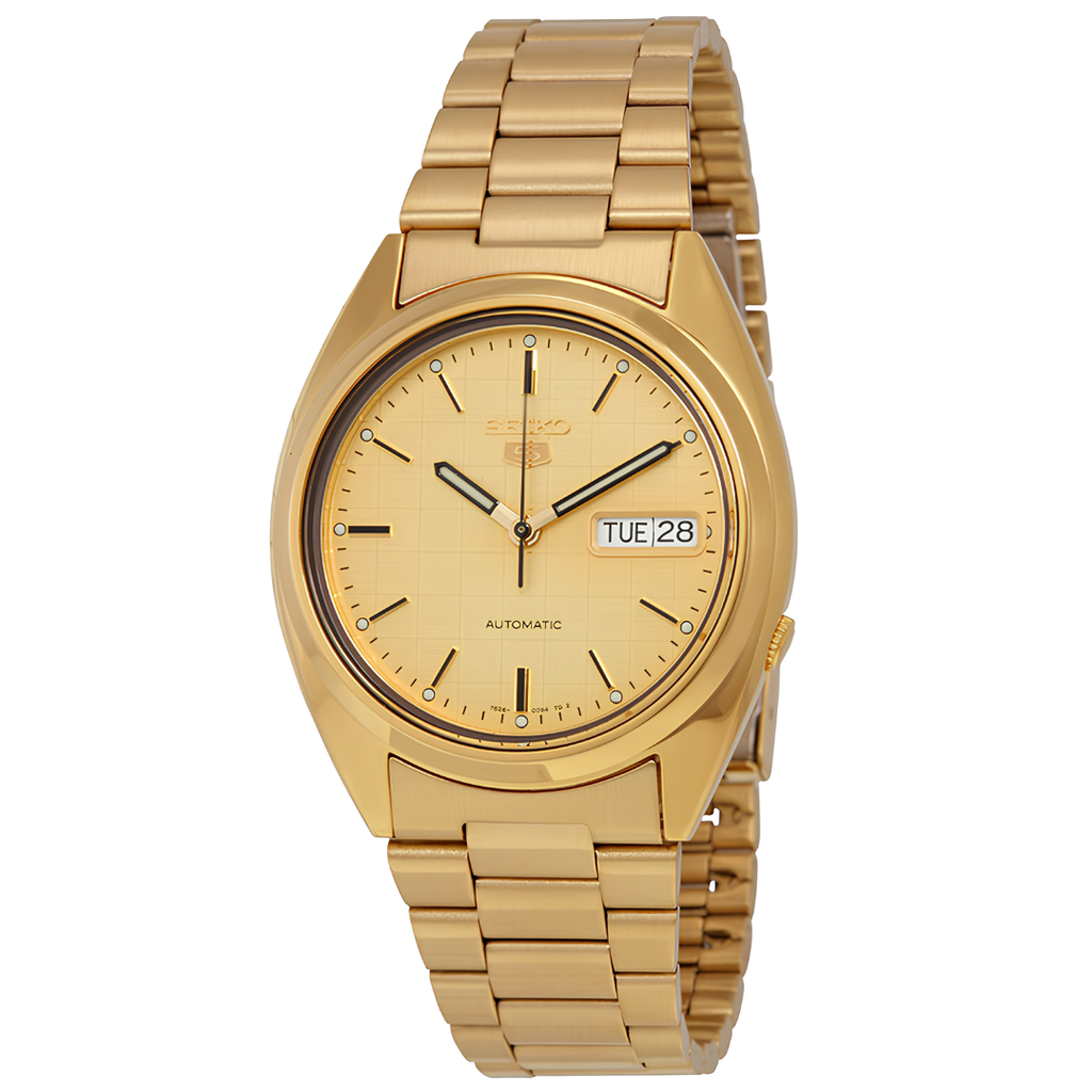 Reloj Seiko 5 Sports Automatico Oro Champagne 37mm | Hombre