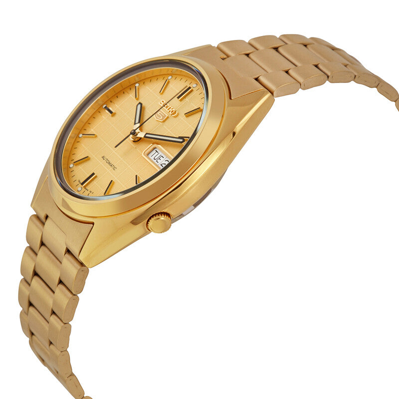 Reloj Seiko 5 Sports Automatico Oro Champagne 37mm | Hombre