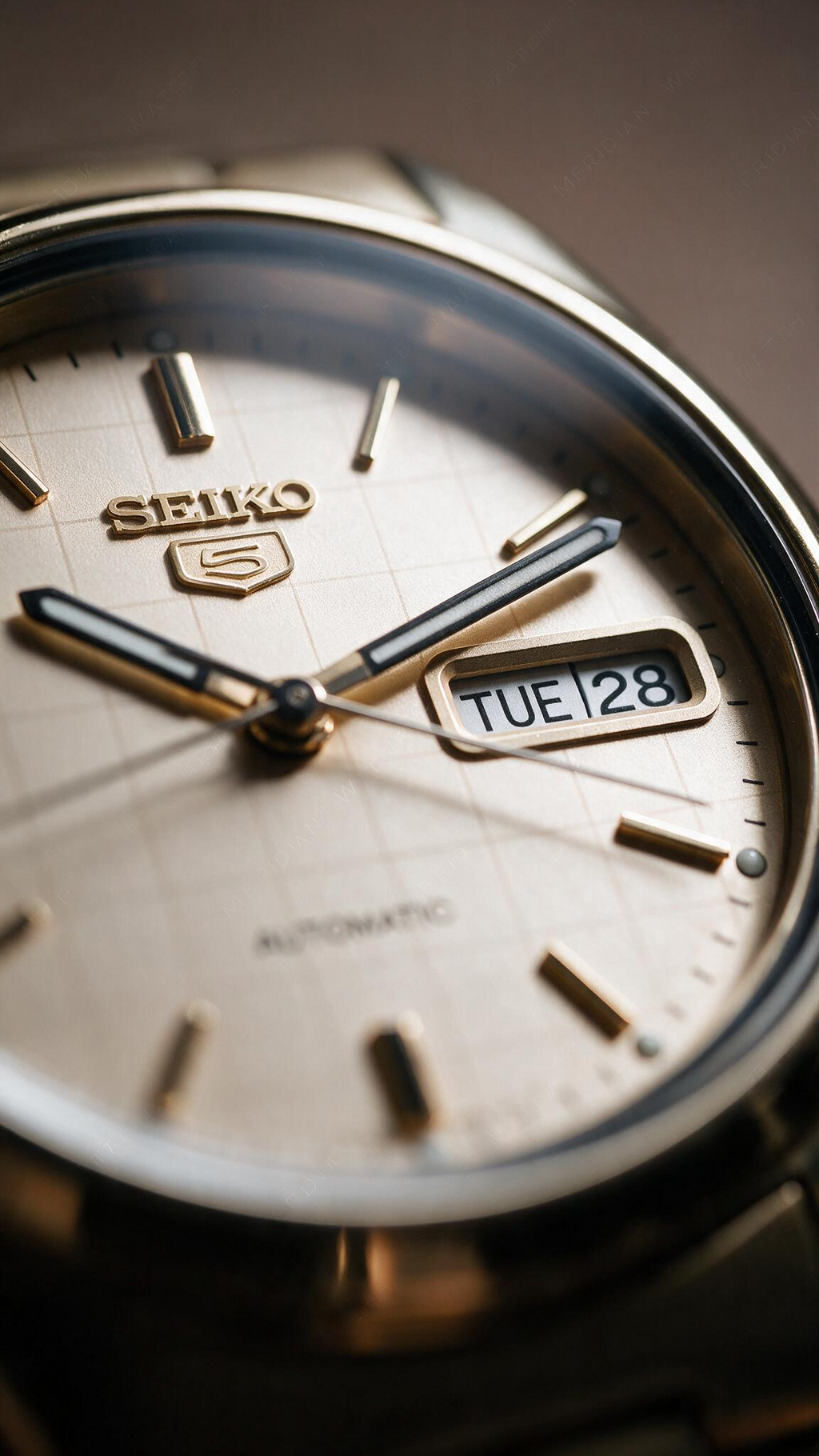 Reloj Seiko 5 Sports Automatico Oro Champagne 37mm | Hombre