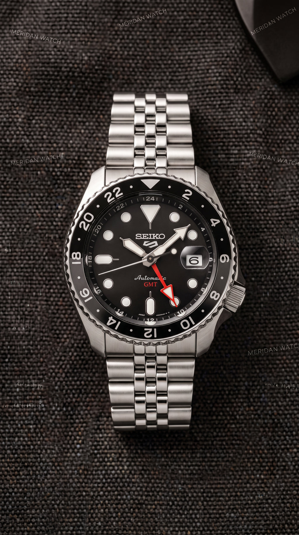 Reloj Seiko 5 Sports GMT Automatico Negro 42.5mm | Hombre