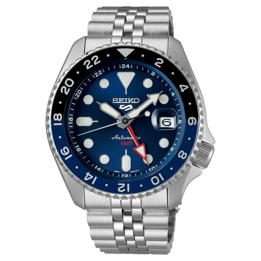 Reloj Seiko 5 Sports Batman Blue Dial Automático GMT | Hombre